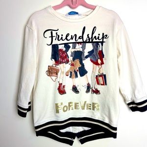 Mayoral 2T girls sweatshirt and leggings set 👑